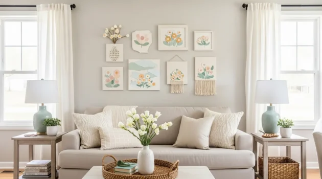 21 Affordable DIY Spring Wall Art Ideas That Feel Custom