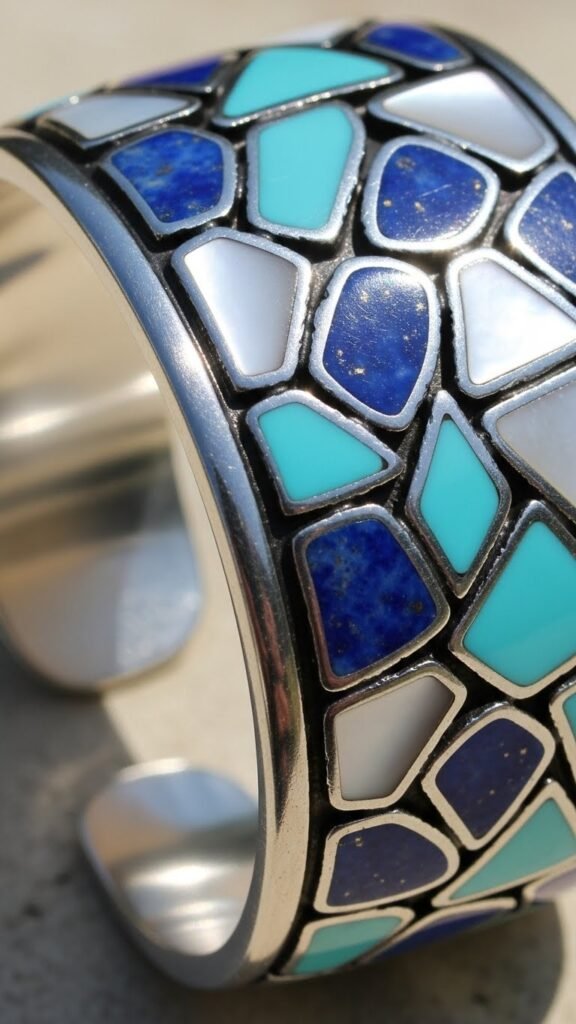 Faux Stone Cuff Bracelet