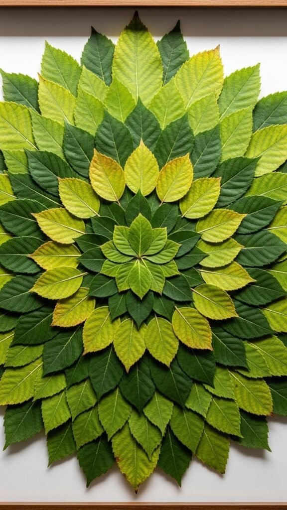  Leaf Mandala Print