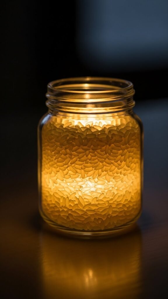 Shimmer Rice Gold Jar