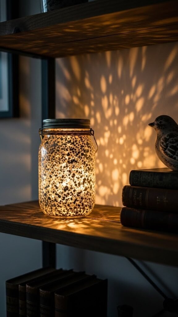 Speckled Paint Luminaries