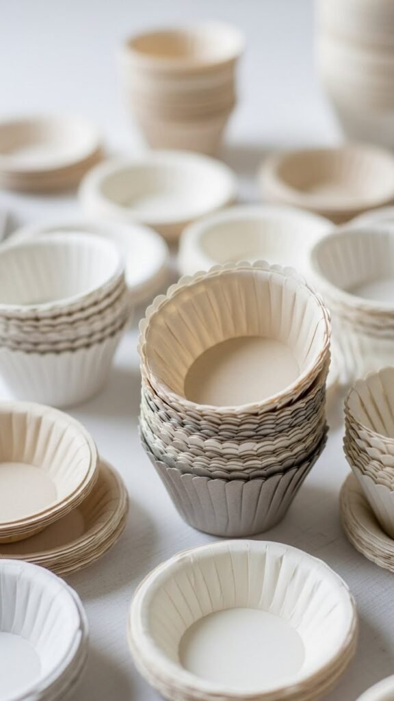 Soft Neutral Layered Wraps