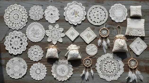 23 Pretty Lace Crafts That Add Vintage Touch