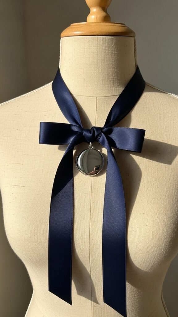 Ribbon Tie Necklace