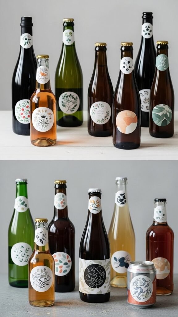 Simple Circle Seal Labels