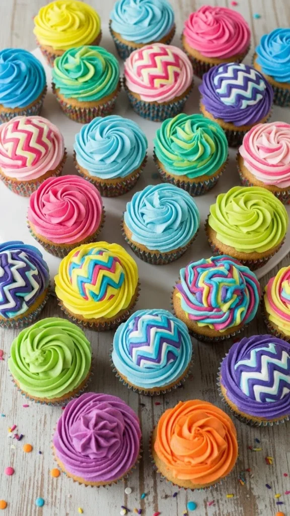 Colorful Zigzag Pattern Liners
