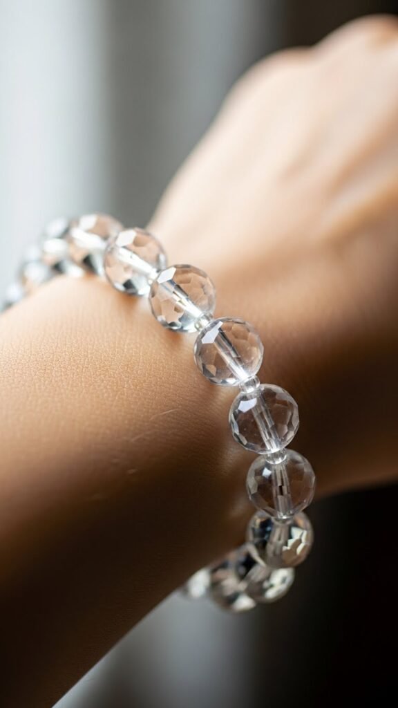 Crystal Bracelet With Elastic