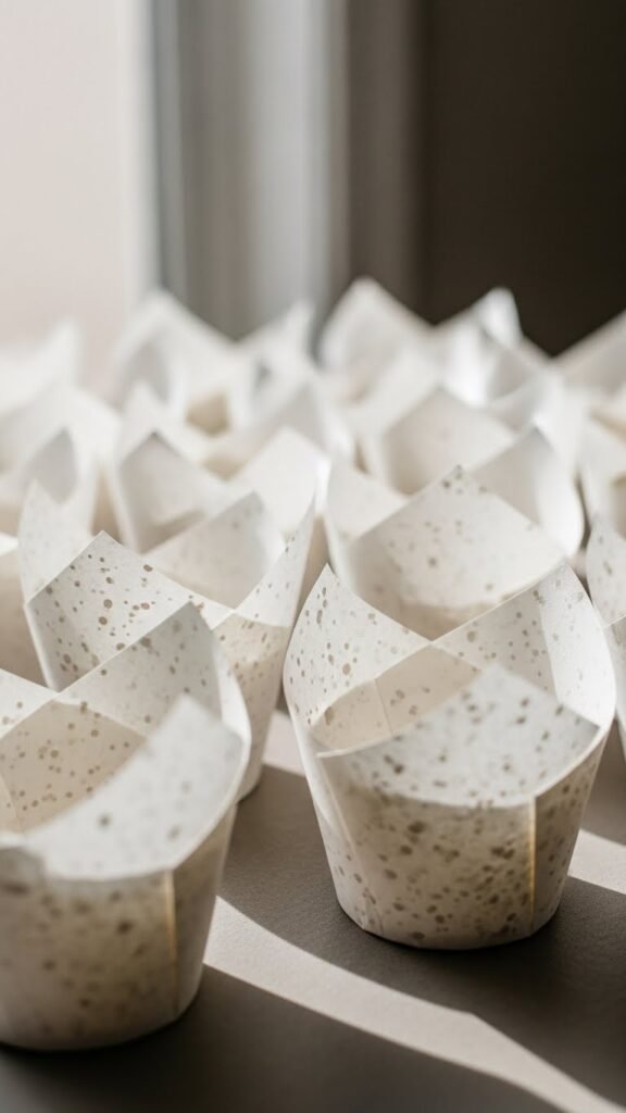  Subtle Speckled Paper Wraps