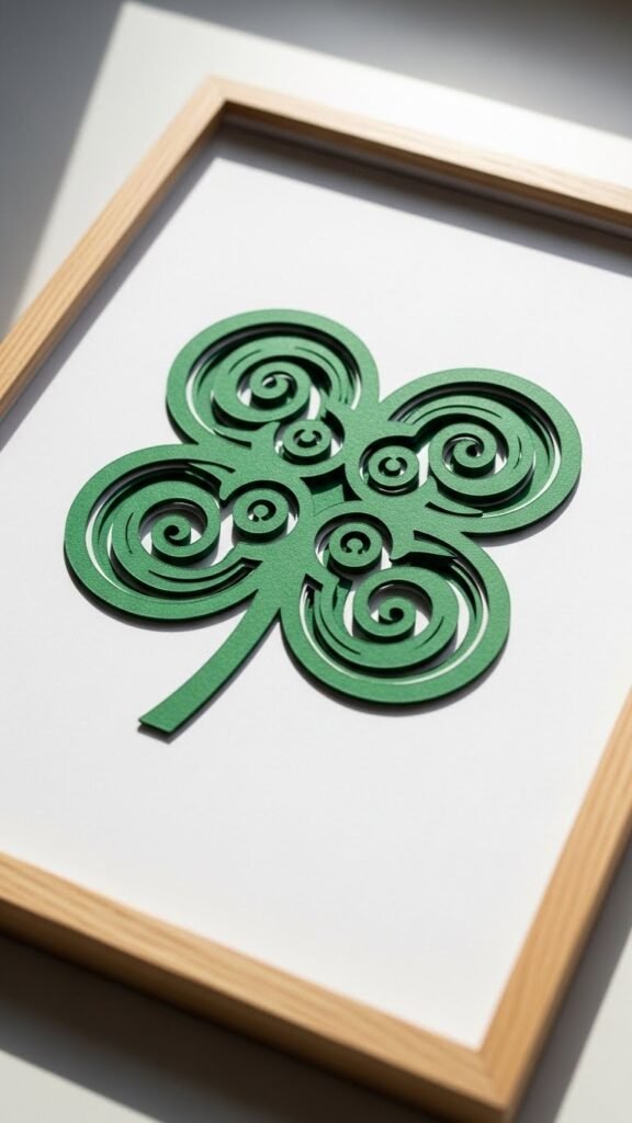 Lucky Symbol Cut Paper Art