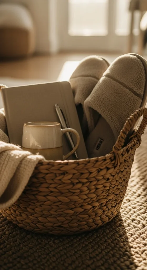 Morning Routine Basket