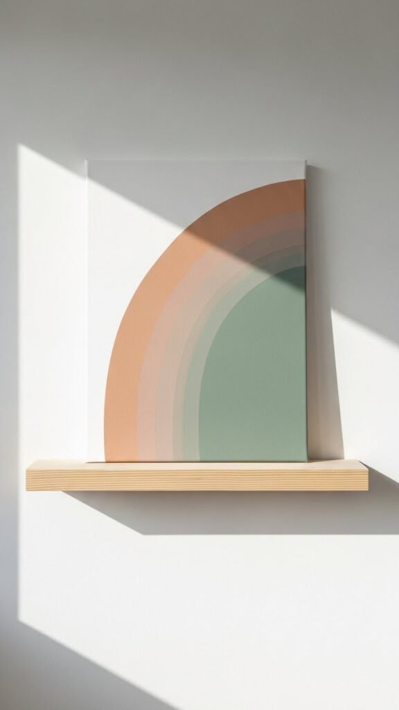 Simple Arc Shape Luck Canvas