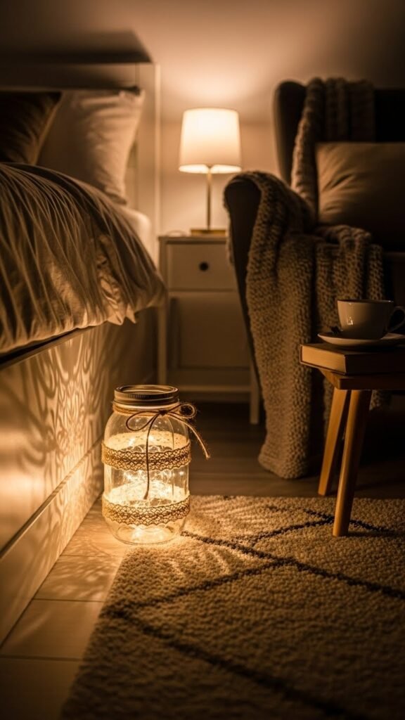 Bedroom Corner Glow Jars
