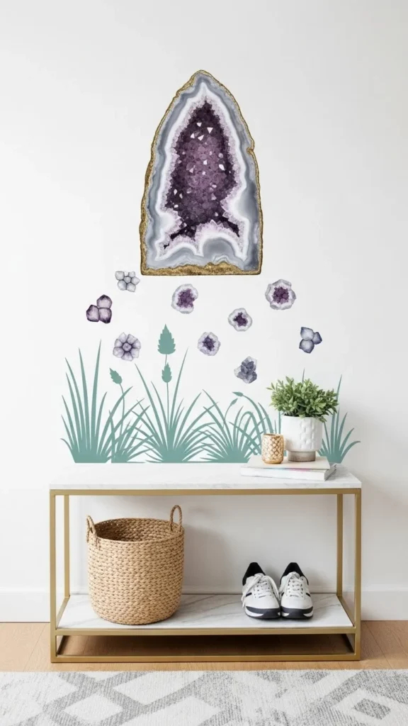 Crystal Geodes for an Elegant, Bohemian Style