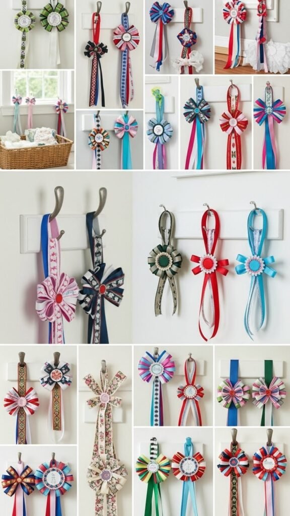  Ribbon Wall Hooks Decor