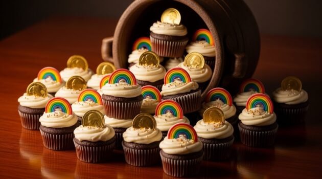 29 Rich Pot-of-Gold Cupcakes That Steal the Spotlight