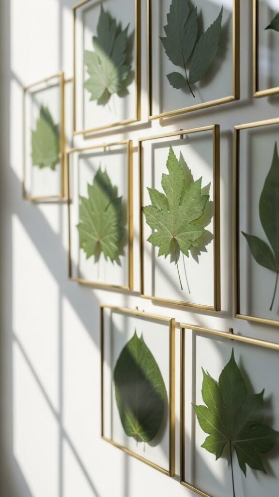 Botanical Pressed Leaf Frames