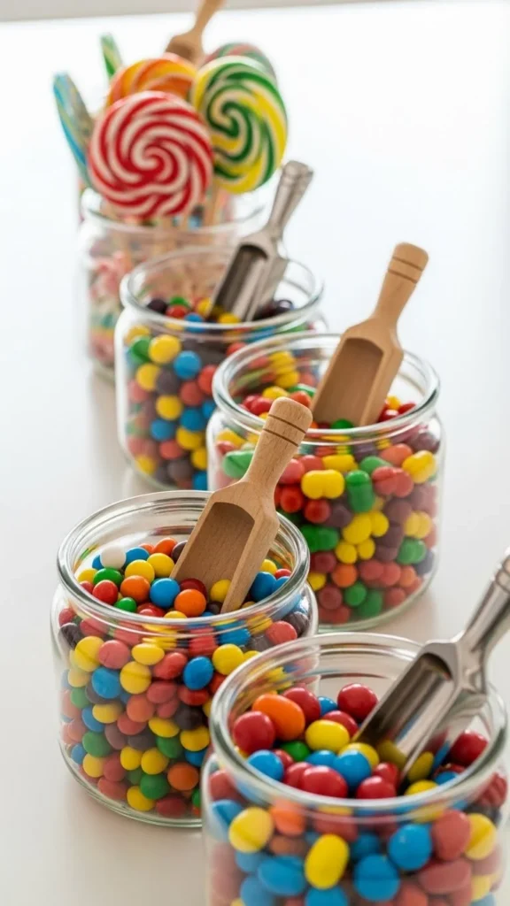 Candy Bar With Mini Scoops