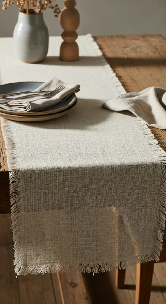  Frayed Edge Farmhouse Runner