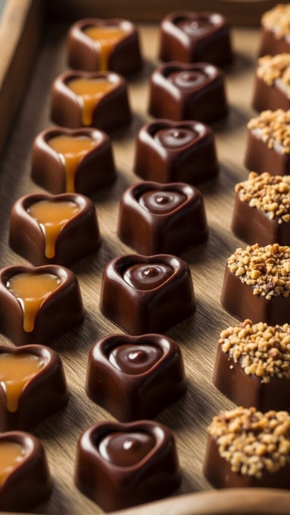 Heart-Shaped Chocolates for Romance