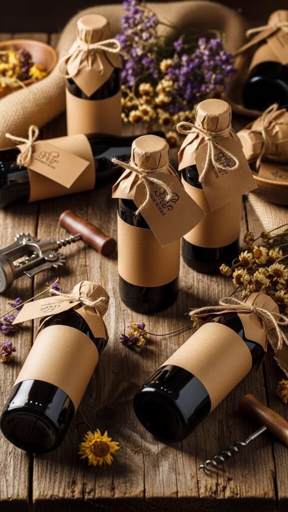 Rustic Kraft Paper Labels