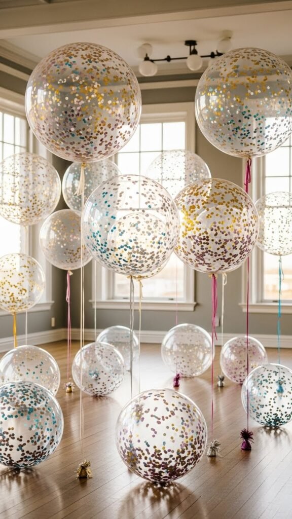 Jumbo Confetti Balloons as Statement Pieces