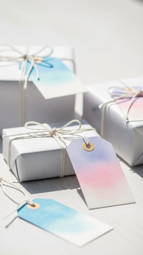 Watercolor Wash Tags