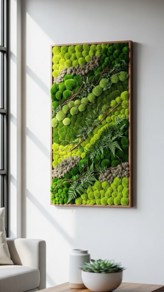 Moss Wall Art Panel