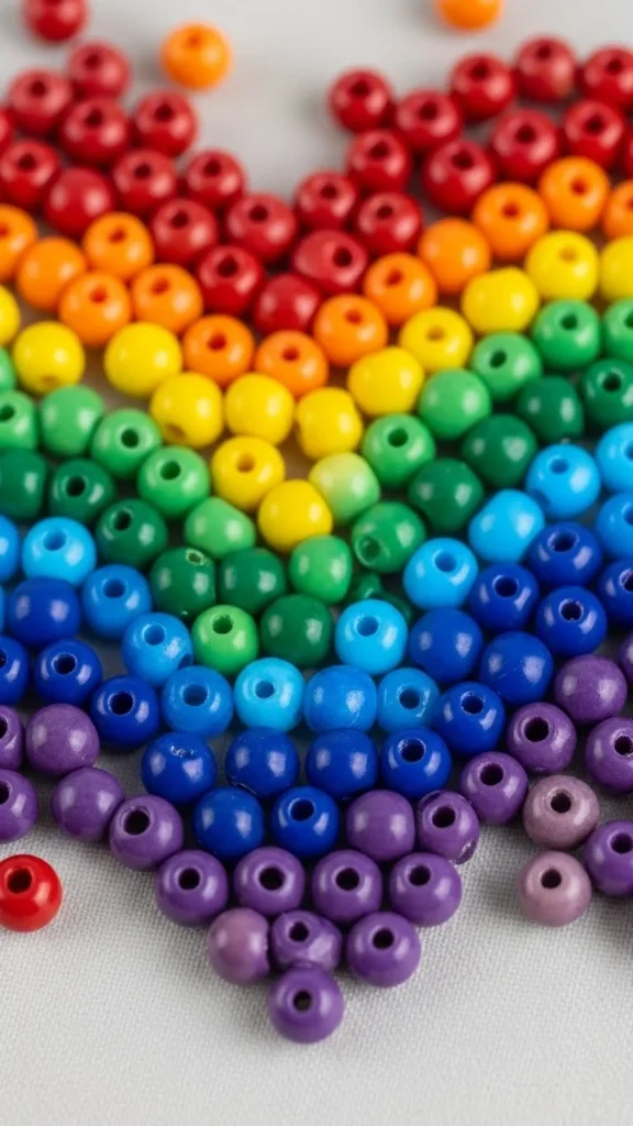 Rainbow Bead Bracelets