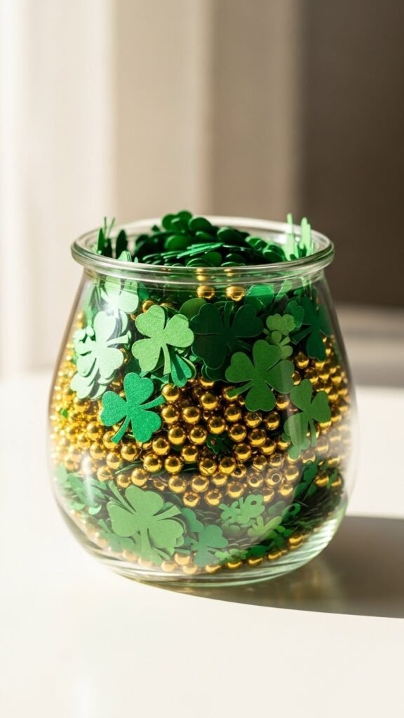  Shamrock Sprinkle Jar