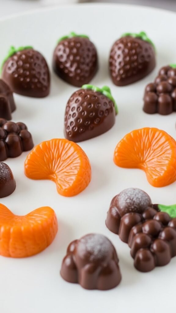 Fruit-Shaped Chocolate Molds