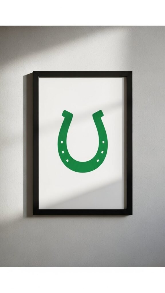 Modern Horseshoe Silhouette