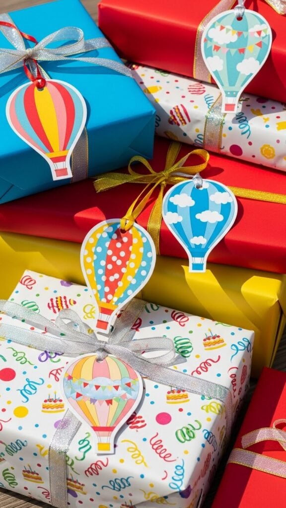 Birthday Balloon Tags