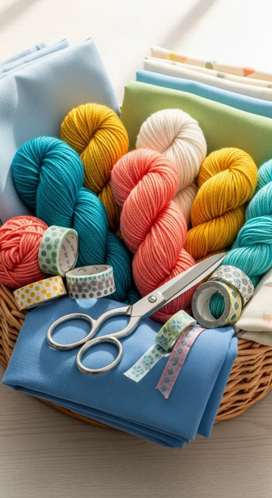 Craft Supply Sampler Basket