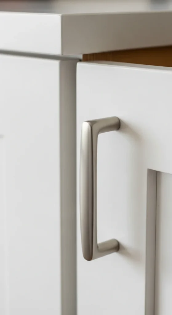 Light Cabinet Hardware Swap