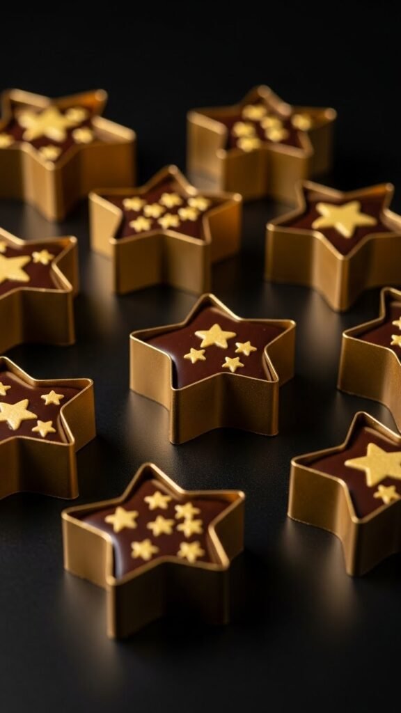 Star-Shaped Chocolates for Celebrations