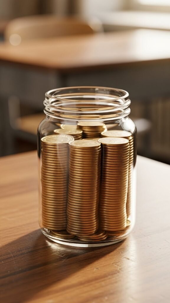 Counting Coin Learning Jar