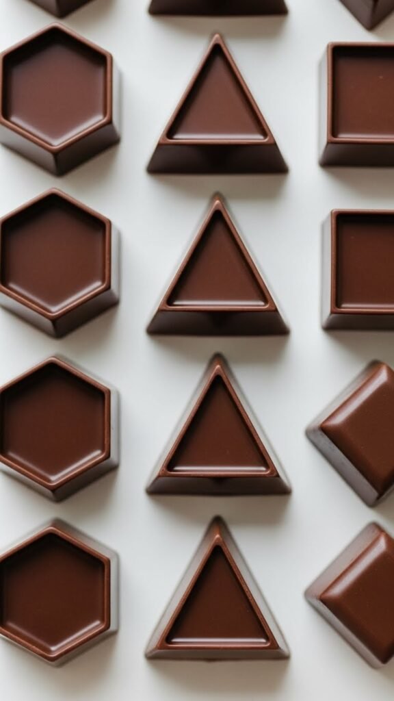 Geometric Molded Chocolates