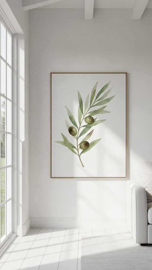 Olive Branch Peace Canvas