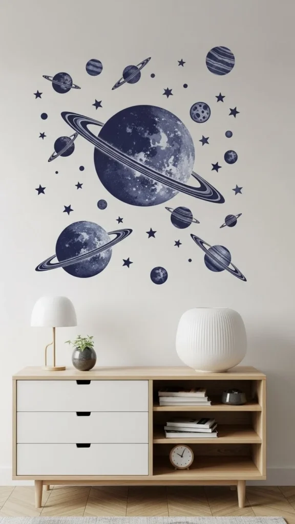 Space-Themed Decals for Cosmic Wonders