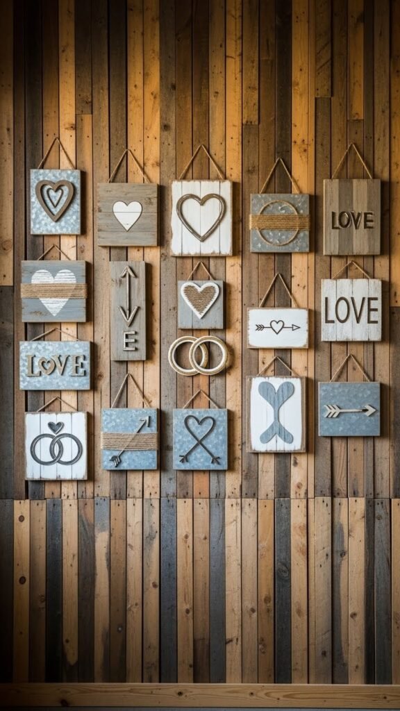 Pallet Wood Love Panel