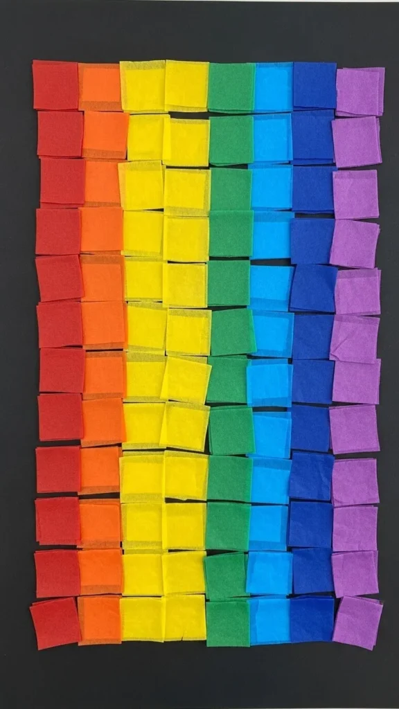  Rainbow Stained Glass Craft