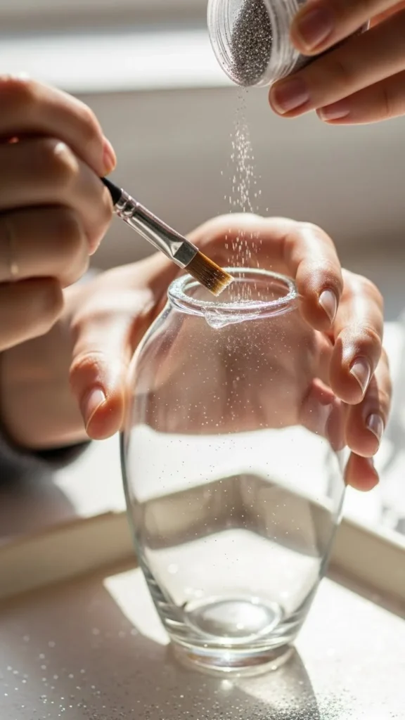 Apply Glitter Without the Mess