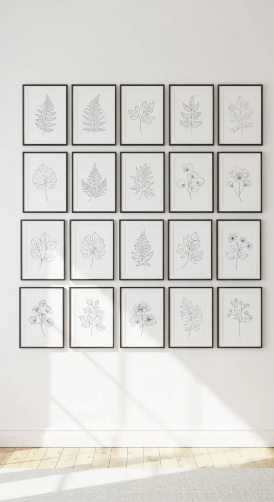 Botanical Line Drawing Prints