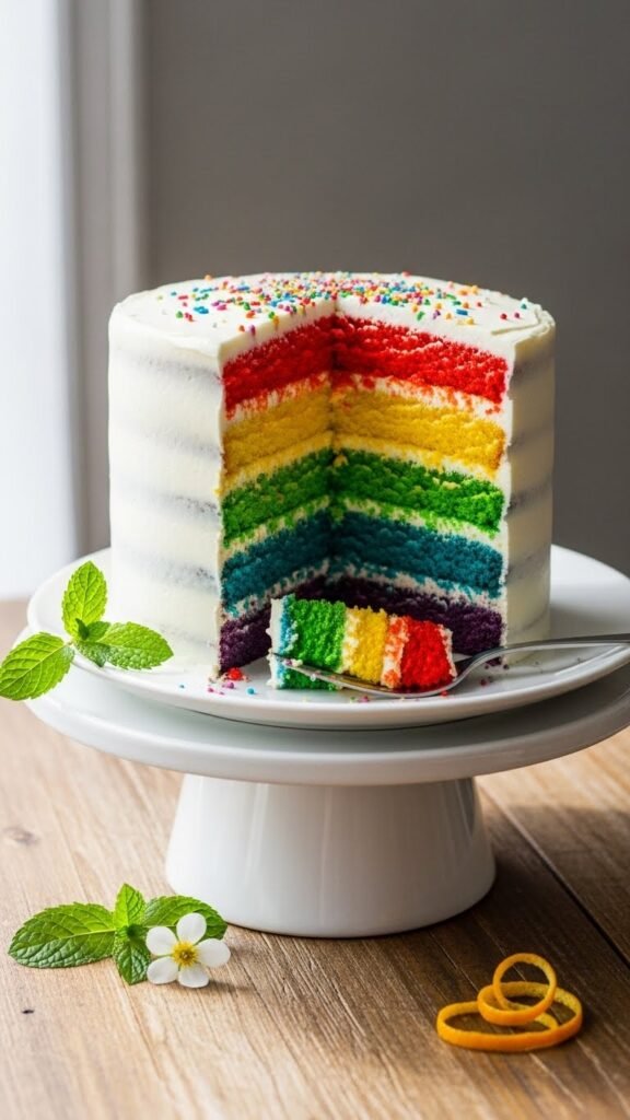 Choose a Rainbow Cake (or Dessert) as the Hero