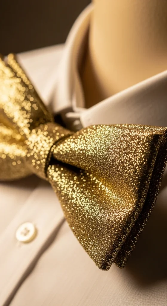 Classic Gold Party Bow Tie