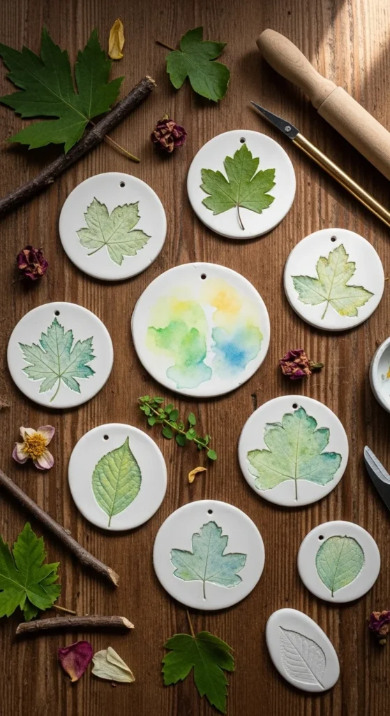 Clay Leaf Impressions