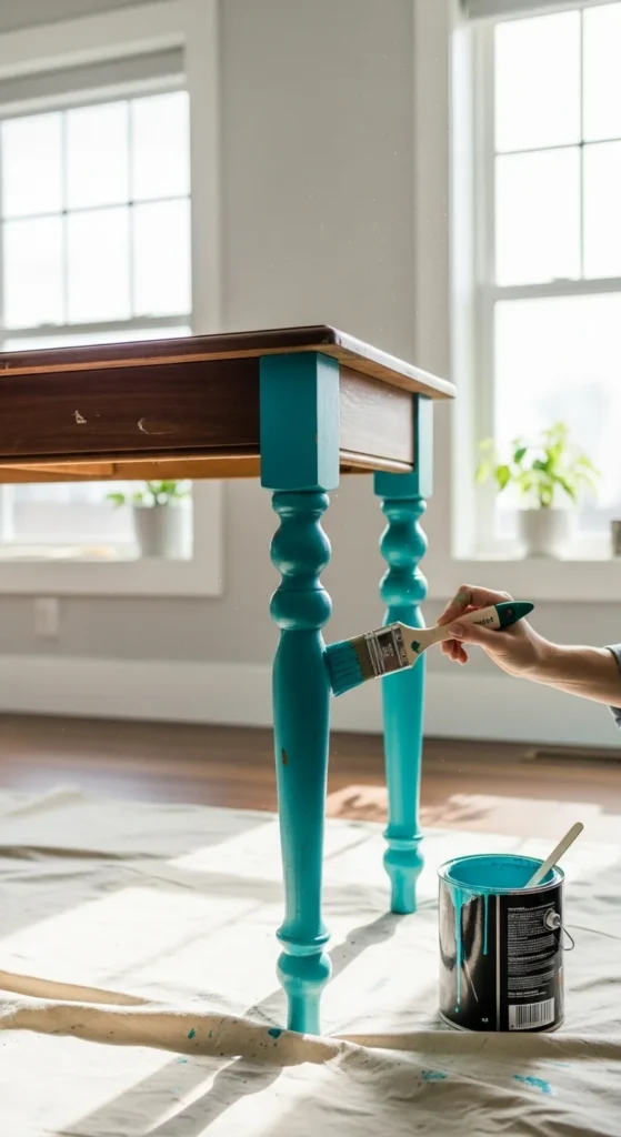 Console Table Paint Refresh