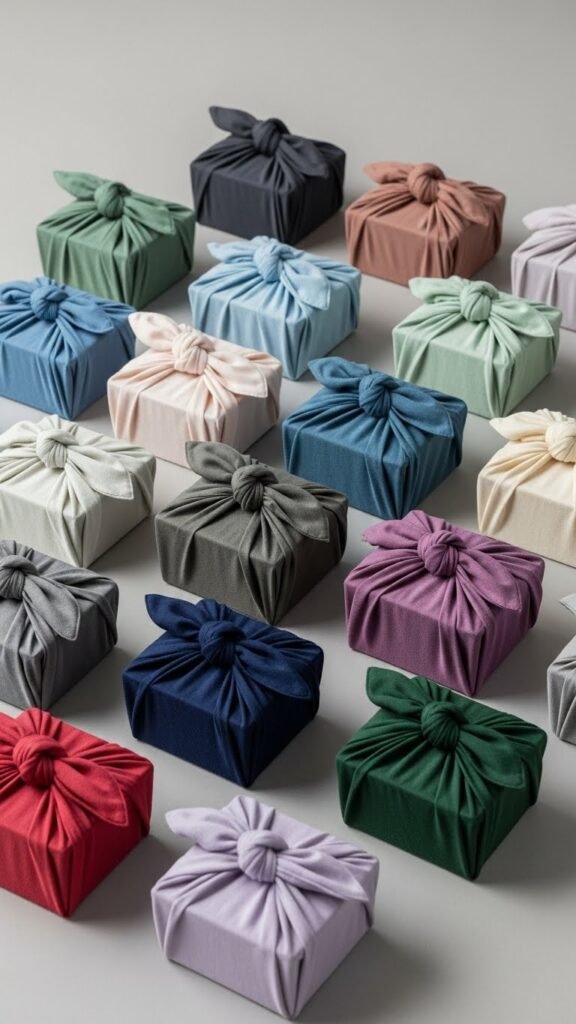 Fabric-Wrapped Gift Boxes