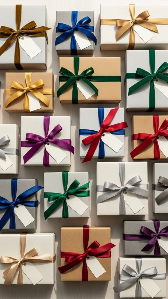 Flat Mailer Boxes Styled as Gifts