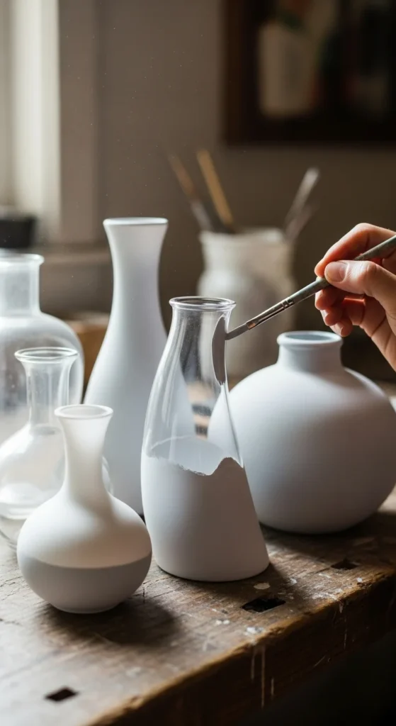 Glass Vase Surface Change